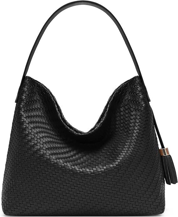 Large Woven Leather Tote Bag