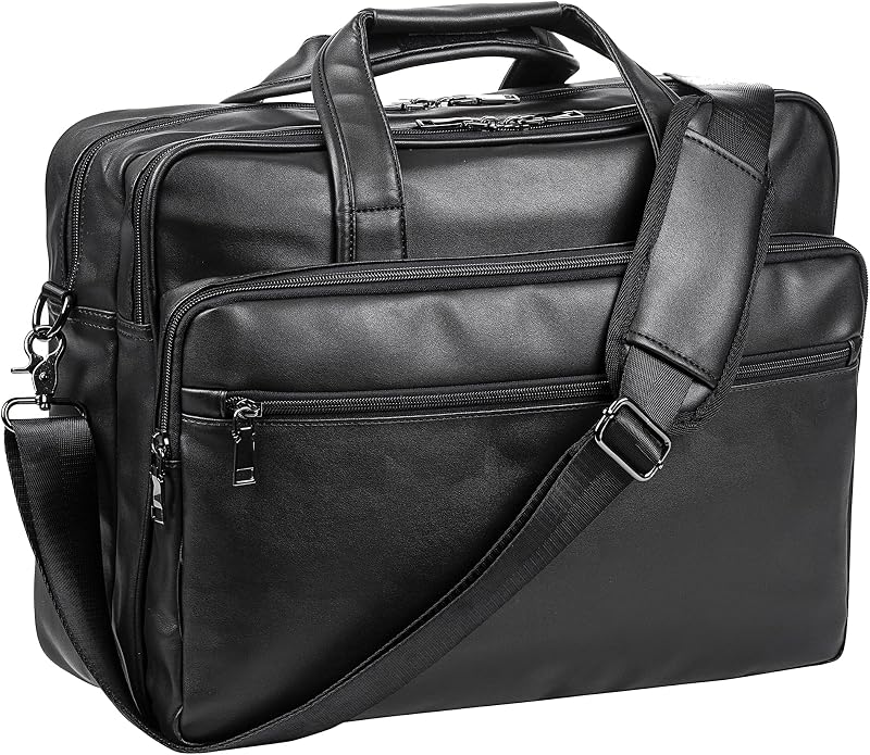 Leather Messenger Briefcase