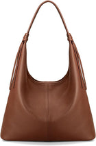 Slouchy Genuine Leather Hobo Bag