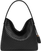 Large Woven Leather Tote Bag