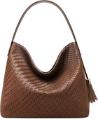 Large Woven Leather Tote Bag