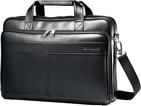 Slim Leather Briefcase - 16 Inch