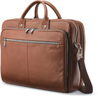 Classic Leather Toploader Briefcase